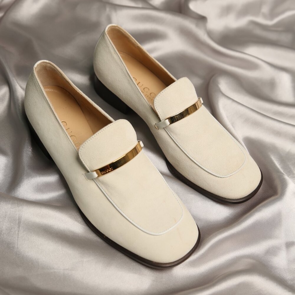 Rare GUCCI Suede Loafer - Picture 1 of 4